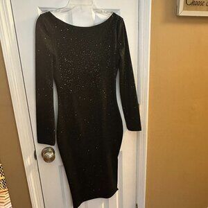 Black Shimmery Cocktail Dress